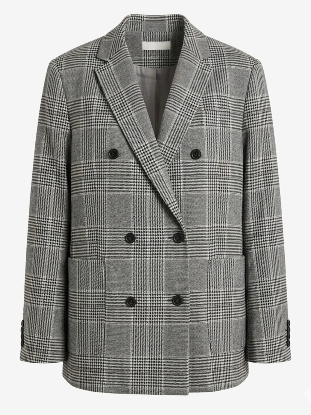 Zara Men’s Oversized Plaid Blazer